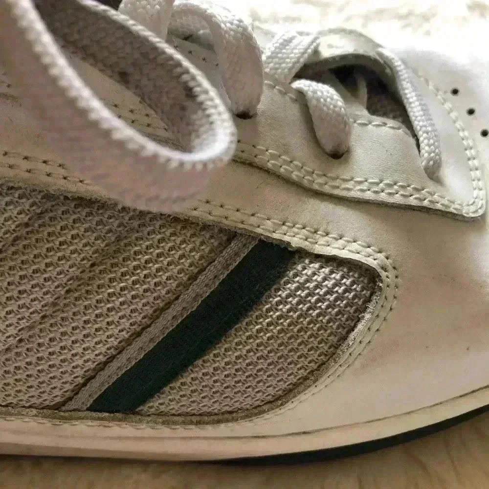 Polo By Ralph Lauren White & Green Sneakers Sz 11 - Picture 10 of 13